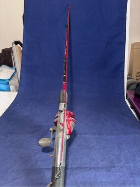 Zebco Slingshot rod & reel 202KSLSCW-GWGS Red 2 piece